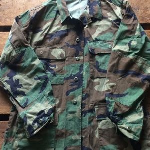 Authentic Military Camo Jacket